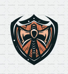 Wikingeraxt und Schild